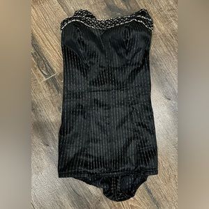 Vintage black and gold swimsuit